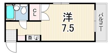 パルコ壱番館の間取り画像