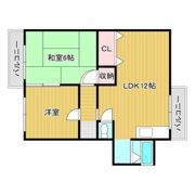 宮川荘の間取り画像