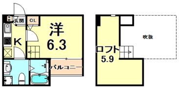 BLOSSOM IMAZUの間取り画像