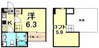 BLOSSOM IMAZUの間取り画像