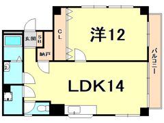ファミール苦楽園の間取り画像