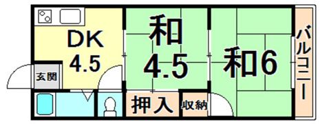 尼崎清川マンションの間取り画像
