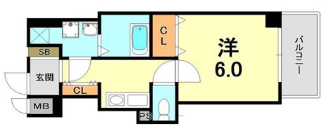 エステムコート神戸西の間取り画像