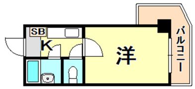 山手ダイヤハイツB棟の間取り画像