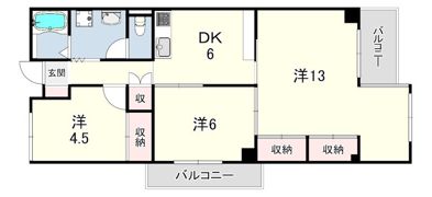 ハイツセピアの間取り画像