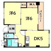 岡崎第1マンションの間取り画像