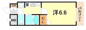 エステムコート三宮EAST2リベルテの間取り画像