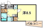 メゾン北長狭の間取り画像