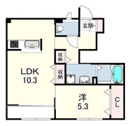 アムグラース1の間取り画像