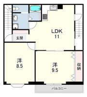 隆商2の間取り画像