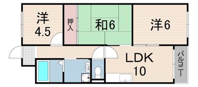 サンシャイン塚口の間取り画像