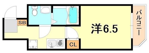 グリーンネス神戸駅前の間取り画像
