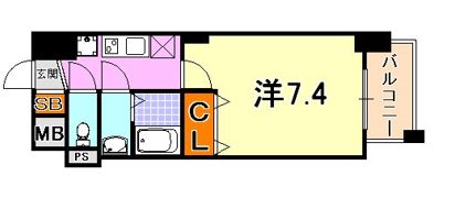 フロイデの間取り画像