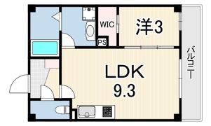 ルクス西宮北口の間取り画像