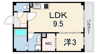 ルクス西宮北口の間取り画像