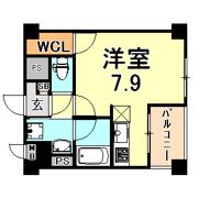 カノン甲南山手の間取り画像