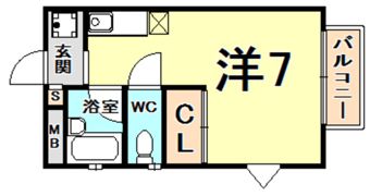 プレミール西宮北口の間取り画像