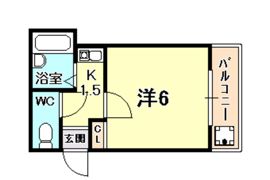 プチハウス仁川の間取り画像