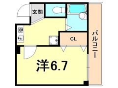 ルミエール甲子園の間取り画像
