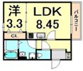 ビオ立花の間取り画像