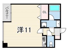 キャピトル尼崎駅前の間取り画像