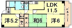 FIGTREE2号館の間取り画像
