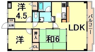ココ西宮の間取り画像