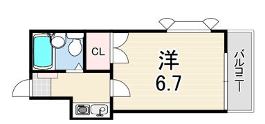 リビエラ武庫川の間取り画像