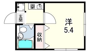 ハセガワマンションの間取り画像
