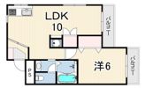 ハイム門戸の間取り画像