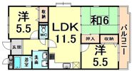 コレクション伊丹の間取り画像