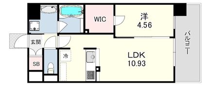 ベガサークル立花の間取り画像