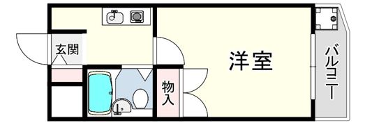 マンエイマンションの間取り画像