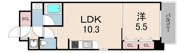 LADOUCEUR西宮北口の間取り画像