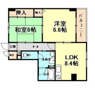 アークヒル六甲2の間取り画像