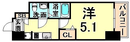 アリビオ立花2の間取り画像