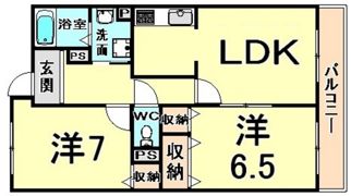 ヴァンベール尼崎の間取り画像
