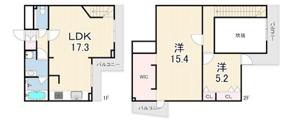 ワコーレヴィータ住吉東町の間取り画像