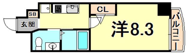 セレニテ西宮本町の間取り画像