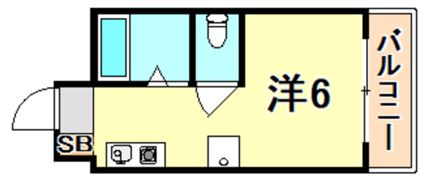 パルメゾン西脇の間取り画像
