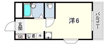 パルメゾン西脇の間取り画像