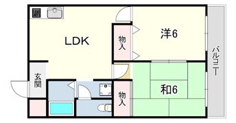 ビューライフ六甲の間取り画像
