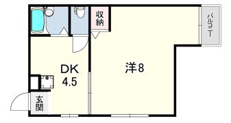 サマックス尾﨑ハイツの間取り画像