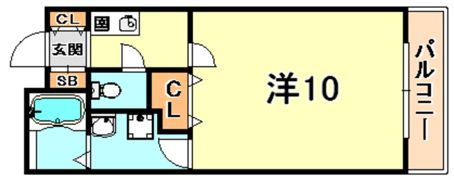 パレス東洋神戸3号館の間取り画像