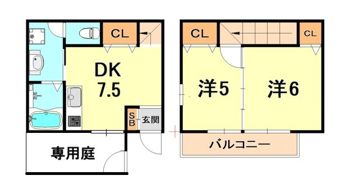 ハイマート岩屋の間取り画像