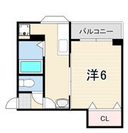 マンション灘の間取り画像