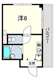 メゾンニシオの間取り画像