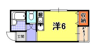 アイリット三宮の間取り画像