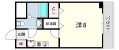 ニューバーリヤ学院坂の間取り画像