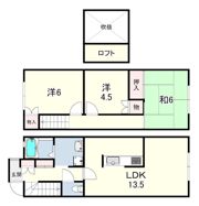 タウンハウス伊川谷の間取り画像